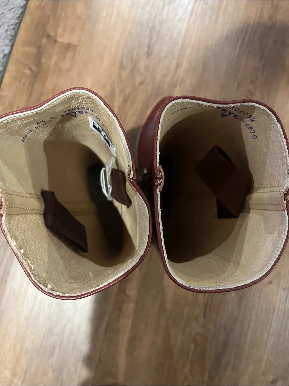 Frye Tall Leather Riding Boots in Burgundy 6.5